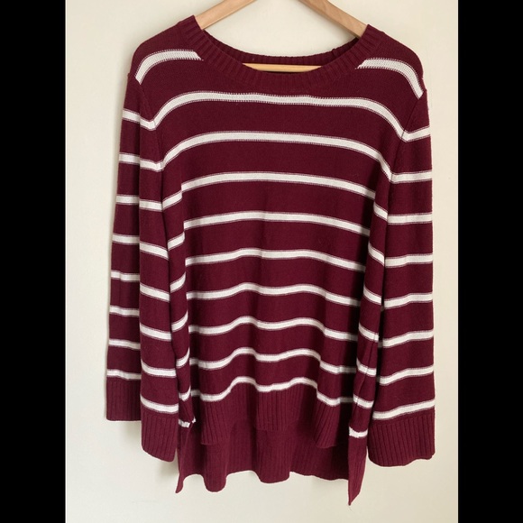 Old Navy Sweaters - NWOT Old Navy Crew Wide Sleeve Striped Sweater